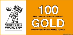 A hundred employers awarded for supporting the Armed Forces